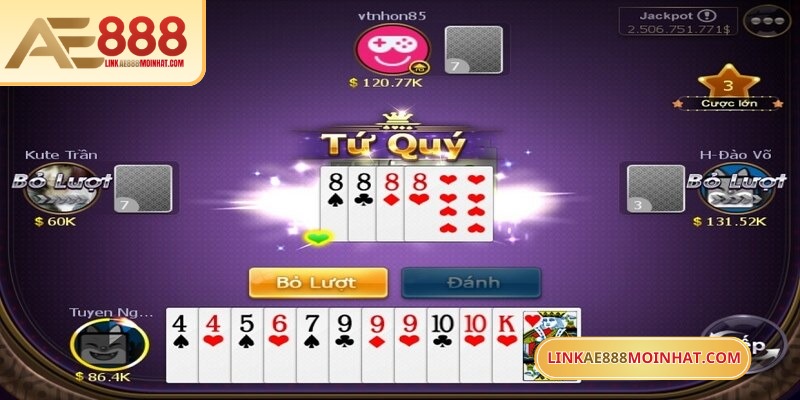 Phé bắn bài được xem là cách chơi Mậu Binh AE888 bất bại 