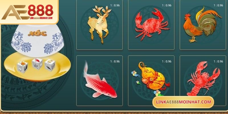 Giao diện khi tải game bầu cua AE888 được bố trí lại theo hướng trực quan
